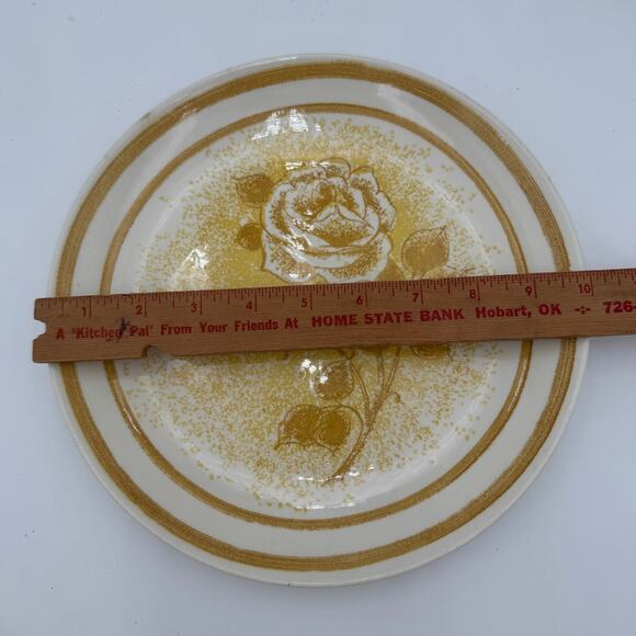 Vintage Dinner Plates in Royal Rose by Royal China 10" Set of 2 - Picture 4 of 7